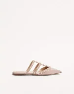 Valentino Rockstud Patent-Leather Mule